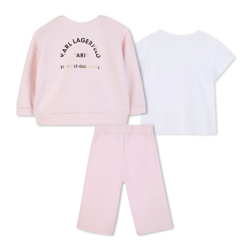 CONJUNTO JOGGER KARL LAGERFELD KIDS 
                        GIRL