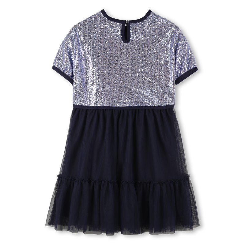 Vestido bimaterial BILLIEBLUSH 
                        GIRL