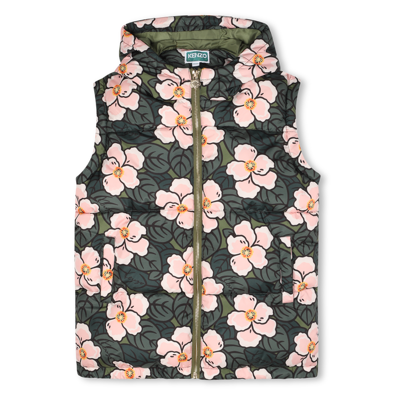Jaqueta com mangas removíveis KENZO KIDS 
                    GIRL