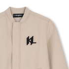 Capuz zip-up KARL LAGERFELD KIDS 
                    BOY