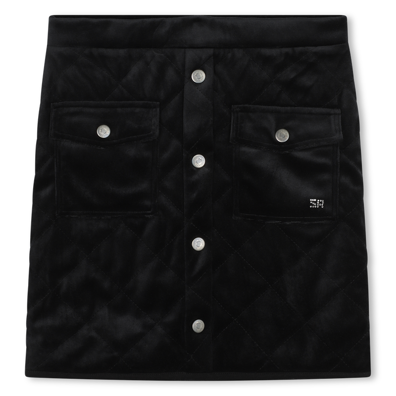 Saia de veludo SONIA RYKIEL 
                    GIRL
