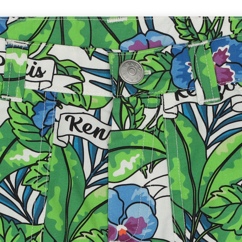 Bermudas em algodão KENZO KIDS 
                    BOY