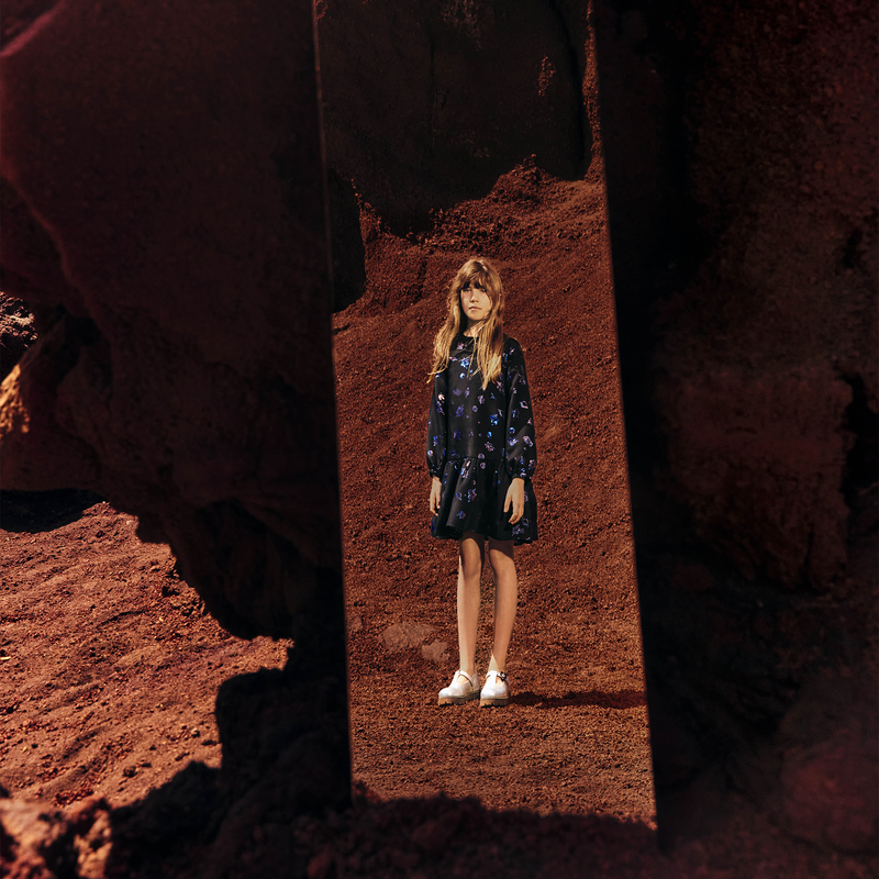 Vestido de manga comprida KENZO KIDS 
                    GIRL