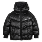 Casaco acolchoado com capuz KARL LAGERFELD KIDS 
                    GIRL