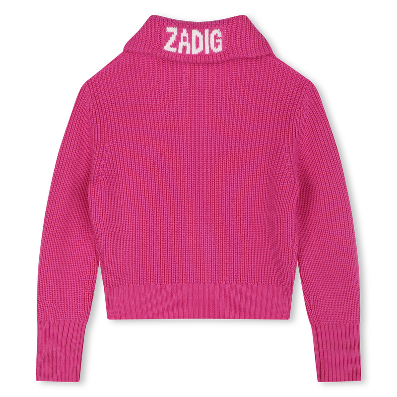 Cardigã de lã com fecho ZADIG & VOLTAIRE 
                    GIRL