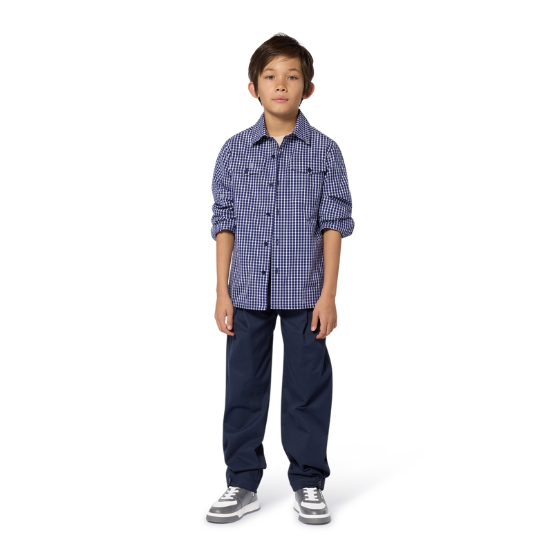 Camisa jacquard de algod&atilde;o GIVENCHY 
                        BOY