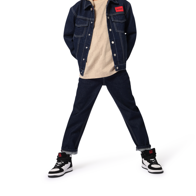 T-shirt de manga curta HUGO 
                        BOY