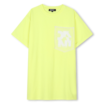Vestido-T-shirt de manga curta DKNY GIRL