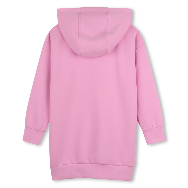 Vestido com capuz KARL LAGERFELD KIDS 
                        GIRL