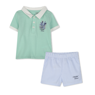 Polo e cal&ccedil;&otilde;es de algod&atilde;o KENZO KIDS BOY