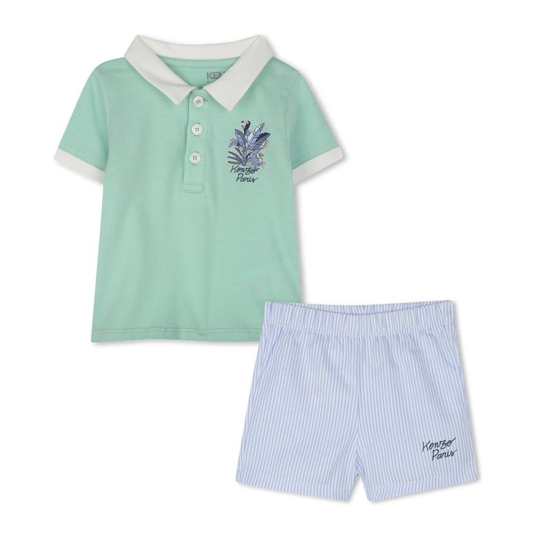 Polo e cal&ccedil;&otilde;es de algod&atilde;o KENZO KIDS 
                        BOY