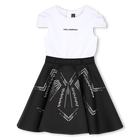 Vestido de cerim&ocirc;nia KARL LAGERFELD KIDS 
                    GIRL