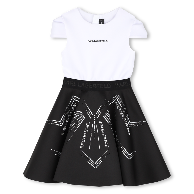 Vestido de cerim&ocirc;nia KARL LAGERFELD KIDS 
                        GIRL