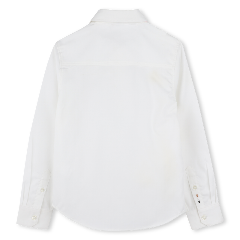 Camisa manga comprida algod&atilde;o BOSS 
                        BOY