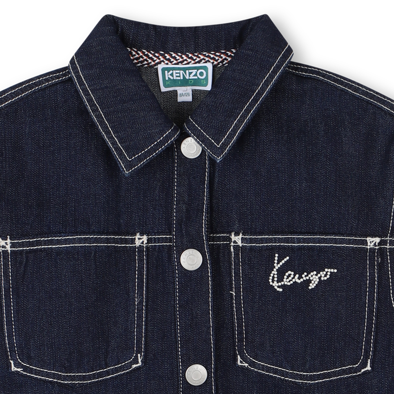 Jaqueta jeans KENZO KIDS 
                        GIRL