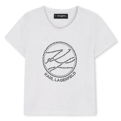 T-SHIRT DE MANGA CURTA KARL LAGERFELD KIDS GIRL