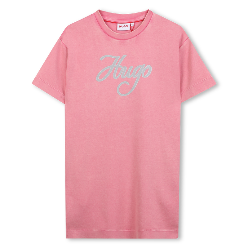 Vestido de algodão HUGO 
                    GIRL