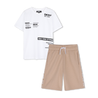 Conjunto de t-shirts e cal&ccedil;&otilde;es bermudas DKNY 
                    BOY