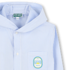 Camisa com capuz e estampados KENZO KIDS 
                    BOY