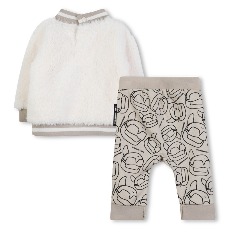 Conjunto de moletom e calças de jogging KARL LAGERFELD KIDS 
                    BOY