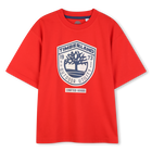 T-shirt de manga curta, VERMELHO, hi-res