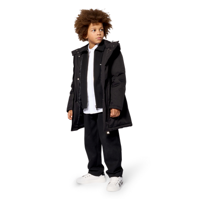Parka com capuz KARL LAGERFELD KIDS BOY