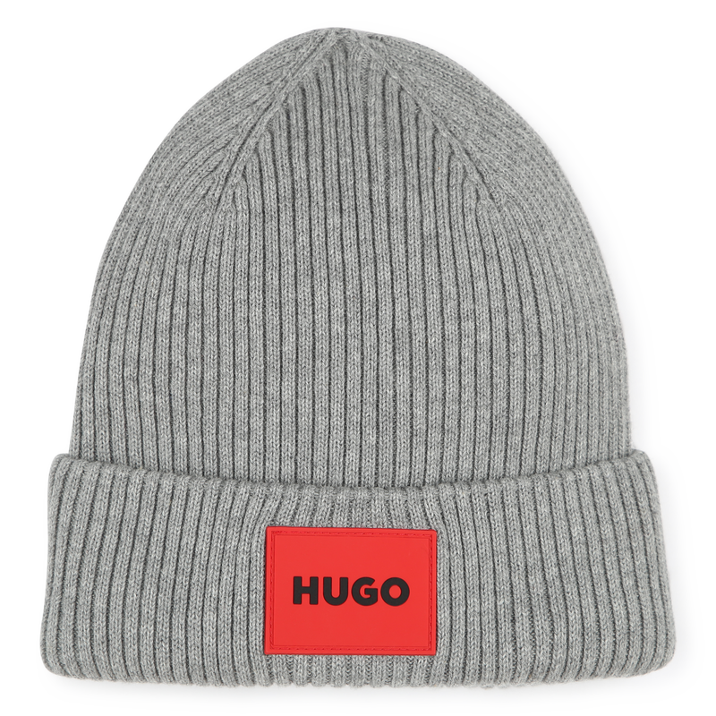 Gorro de malha de algodão HUGO 
                    UNISEX