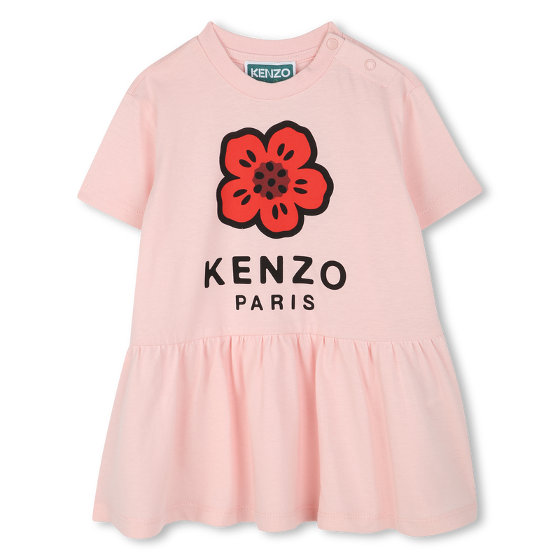Vestido de manga curta KENZO KIDS 
                        GIRL