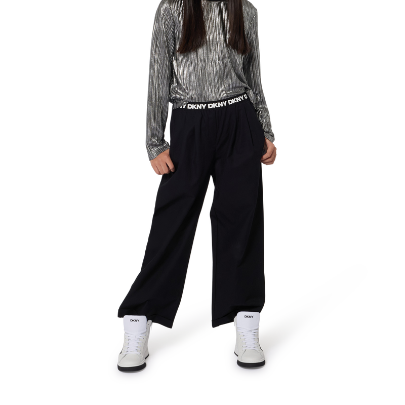 Cal&ccedil;as de cerim&oacute;nia em algod&atilde;o DKNY 
                        GIRL