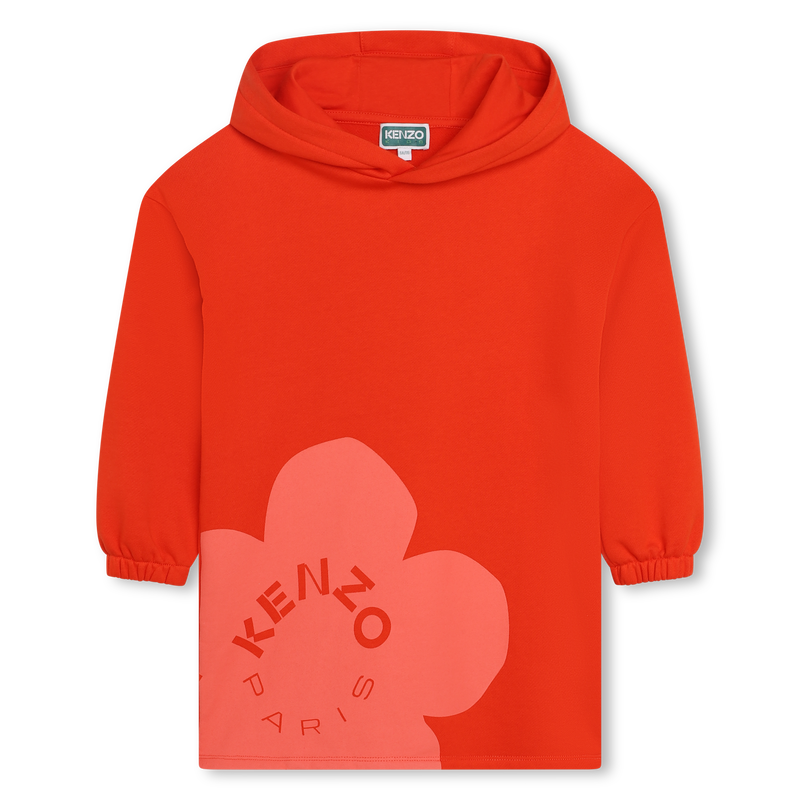 VESTIDO COM CAPUCHA KENZO KIDS 
                    GIRL
