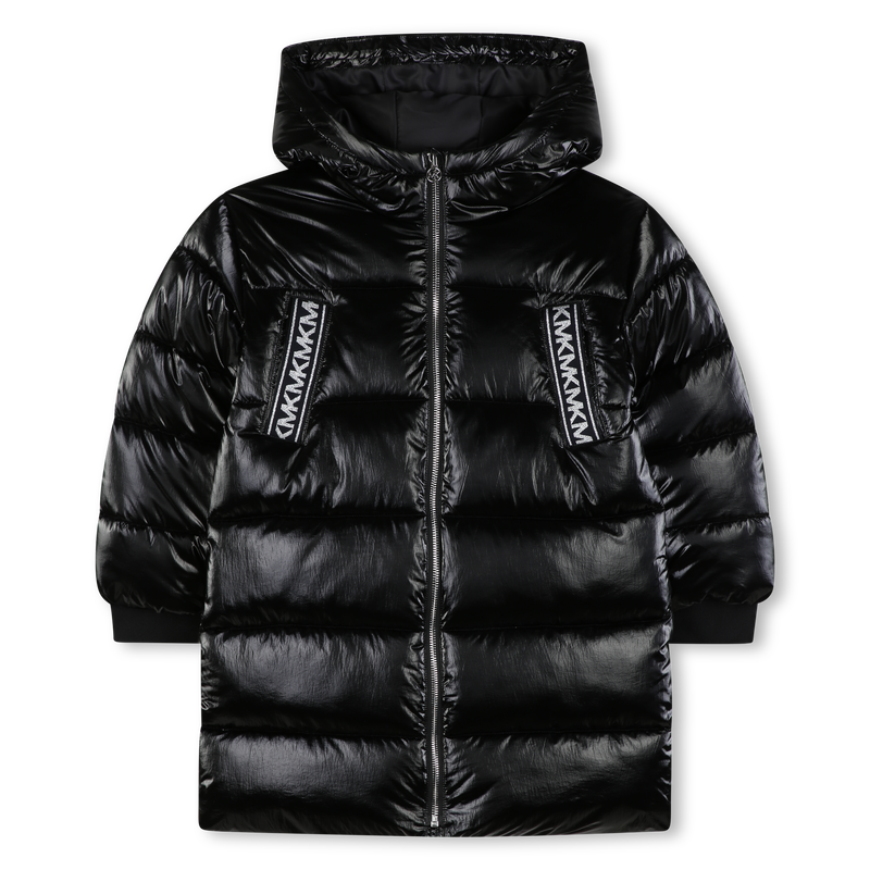 Casaco acolchoado com capuz MICHAEL KORS 
                        GIRL