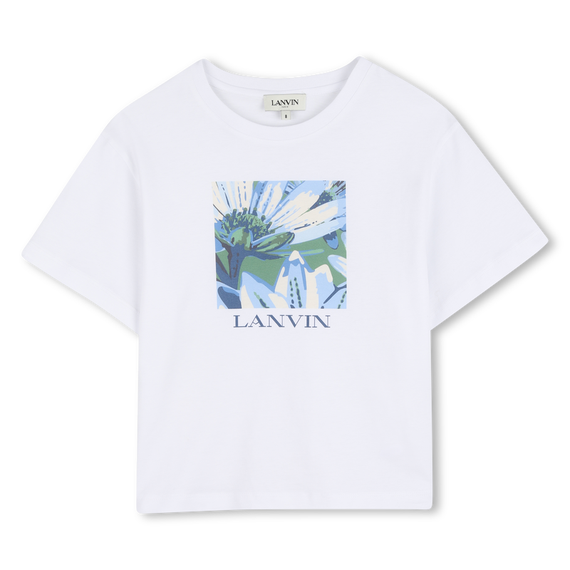 T-SHIRT DE MANGA CURTA LANVIN 
                        GIRL