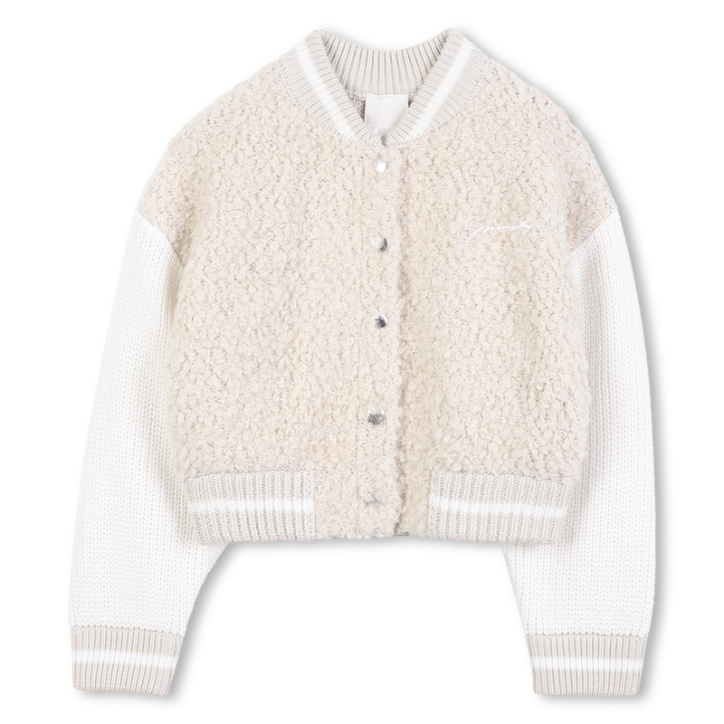 Jaqueta bomber bicolor GIVENCHY 
                        GIRL