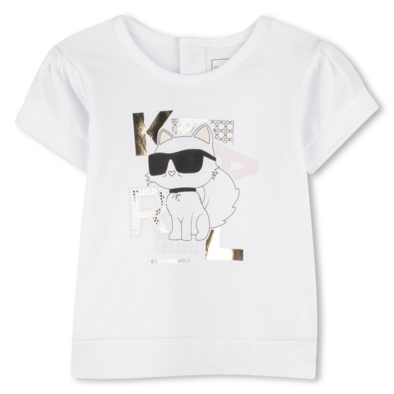 Conjunto T-shirt e cal&ccedil;&otilde;es KARL LAGERFELD KIDS 
                        GIRL