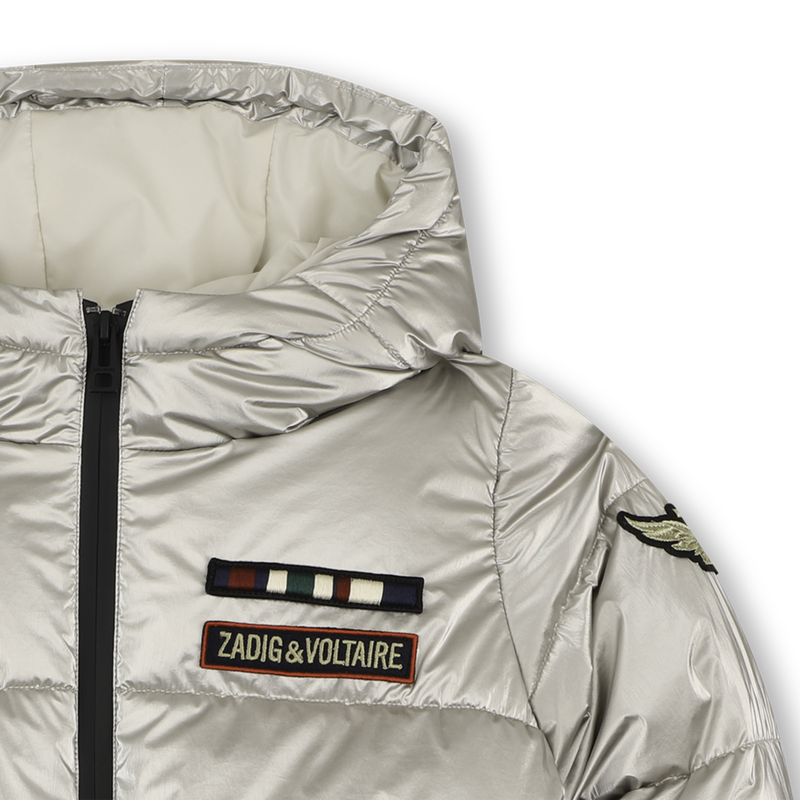 Casaco acolchoado com capuz ZADIG & VOLTAIRE 
                        GIRL