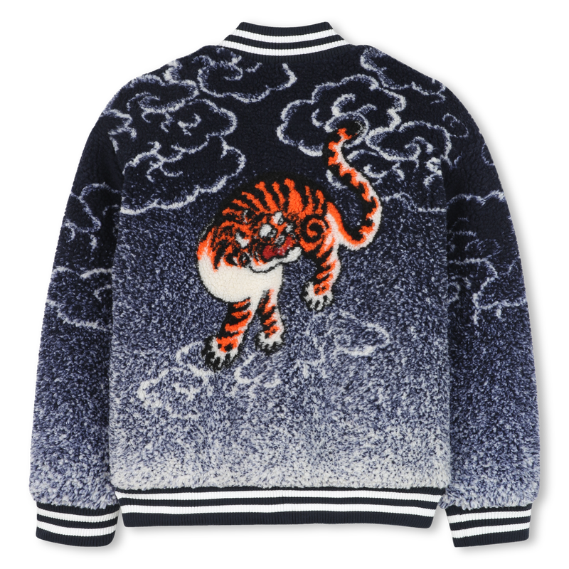 Casaco polar fofo KENZO KIDS 
                    UNISEX