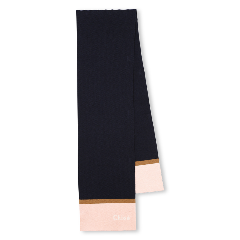 Cachecol de malha tricolor CHLOE 
                    GIRL