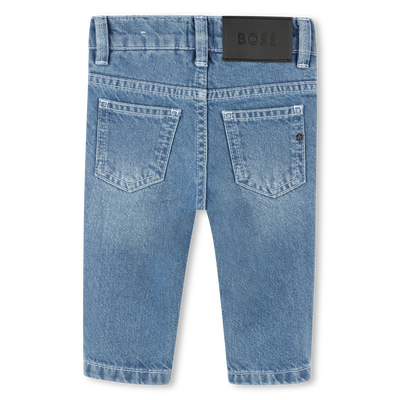 Five-Pocket Cotton Jeans BOSS BOY