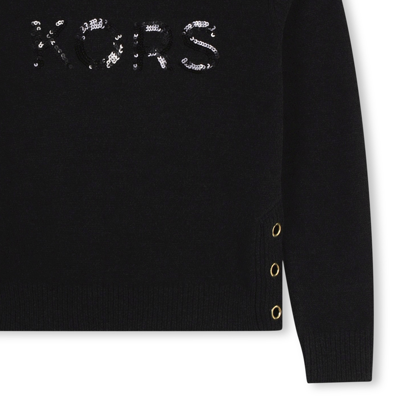 Sequin Logo Sweater MICHAEL KORS 
                    GIRL