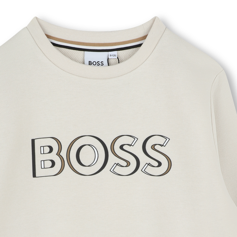 Sweatshirt em molet&atilde;o BOSS 
                        BOY