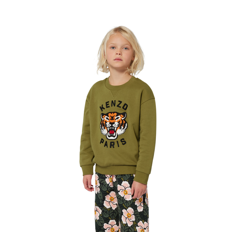 Moletom de lã não escovada KENZO KIDS 
                    BOY