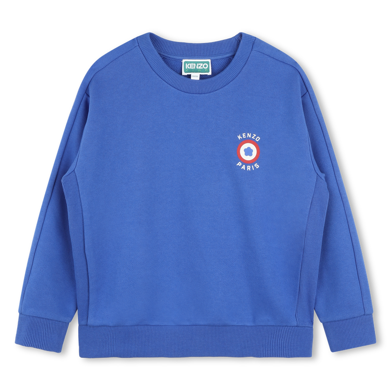 Sweatshirt molet&atilde;o estampada KENZO KIDS 
                        BOY
