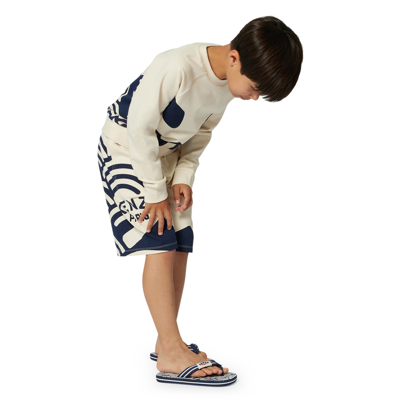 Bermuda shorts with prints KENZO KIDS 
                    BOY