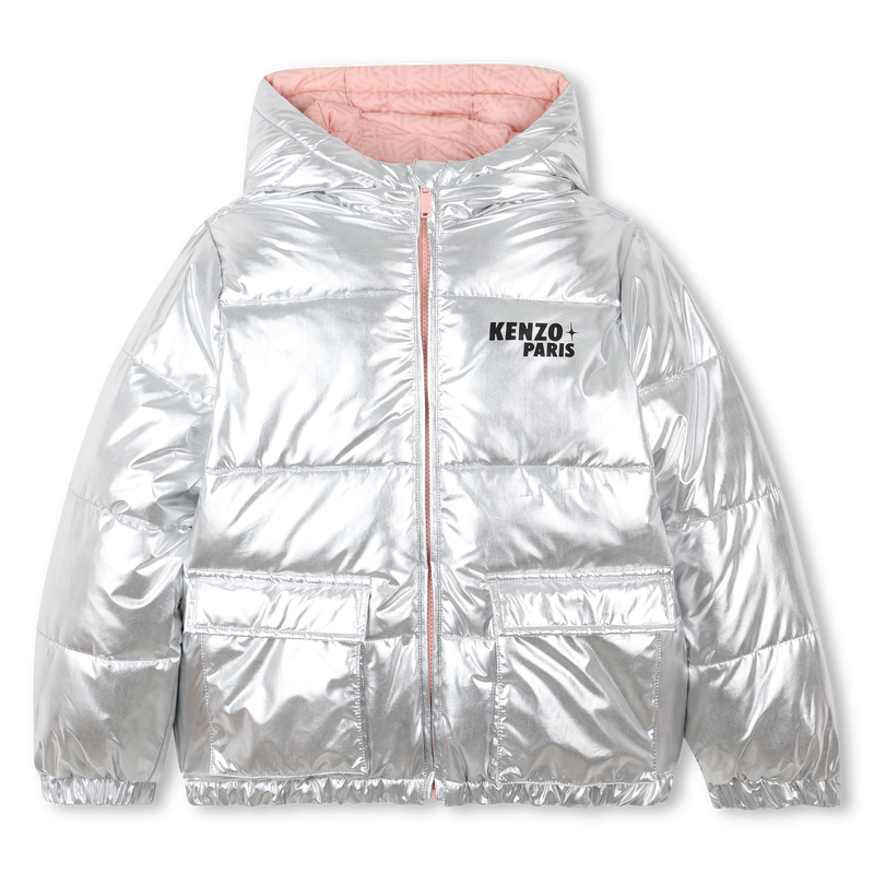 Jaqueta reversível de poliéster KENZO KIDS 
                    GIRL