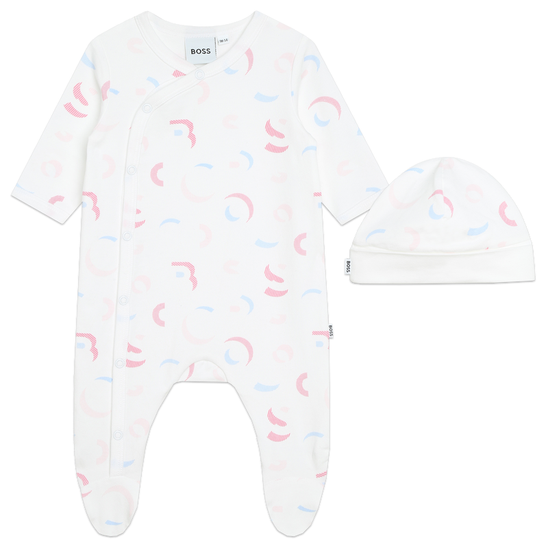 Conjunto de pijama e gorro BOSS 
                    GIRL