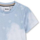 T-shirt manga curta algod&atilde;o BOSS 
                    BOY