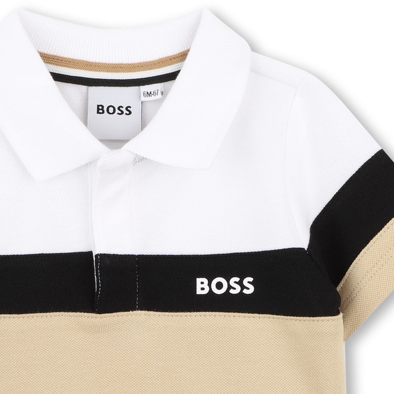 CAMISA POLO DE MANGA CURTA BOSS 
                        BOY