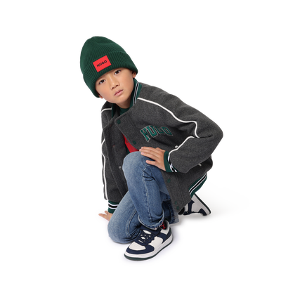 Gorro de malha de algodão HUGO UNISEX