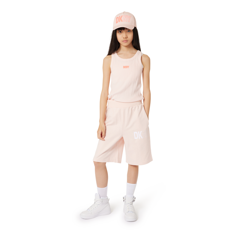 Boné de algodão com velcro DKNY 
                    GIRL