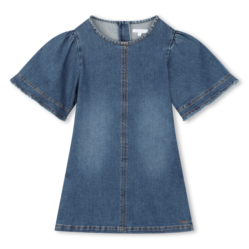 Vestido de ganga manga curta CHLOE 
                    GIRL
